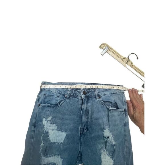 Fashion Nova Men’s Totally Wrecked Jeans Sz 34/30 - Picture 5 of 6